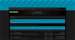 Desktop Screenshot of forum.teamghs.net